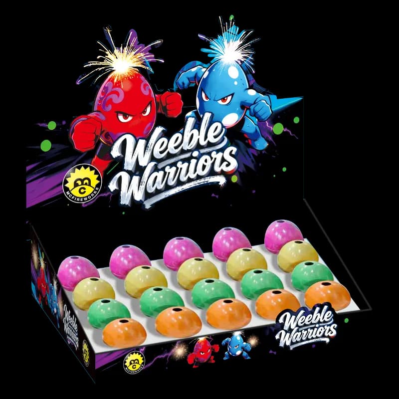 McFireworks WEEBLE WARRIORS Fountain MC1443