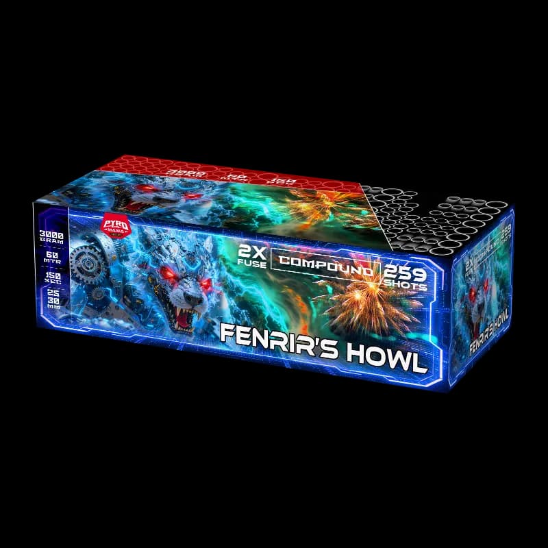 Pyromania ZF2657 FENRIR'S HOWL 259 Shots Compound Cake