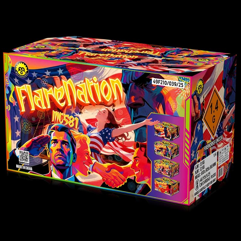 FlareNation Freedom 36 shots 500G Cake ASSORTMENT MC581C