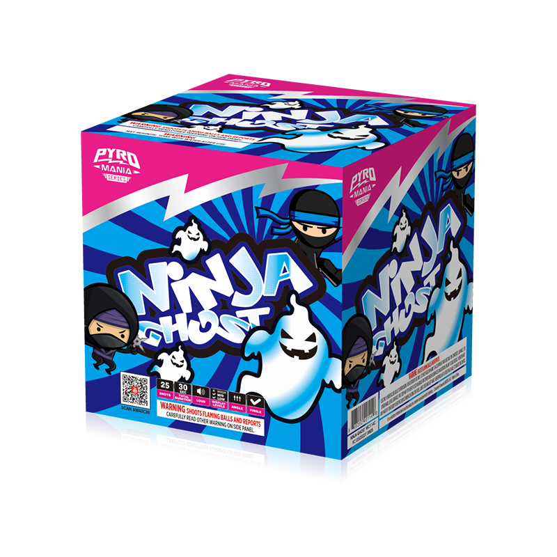 Ninja Ghost 25 Shots Cake Assortment MC114