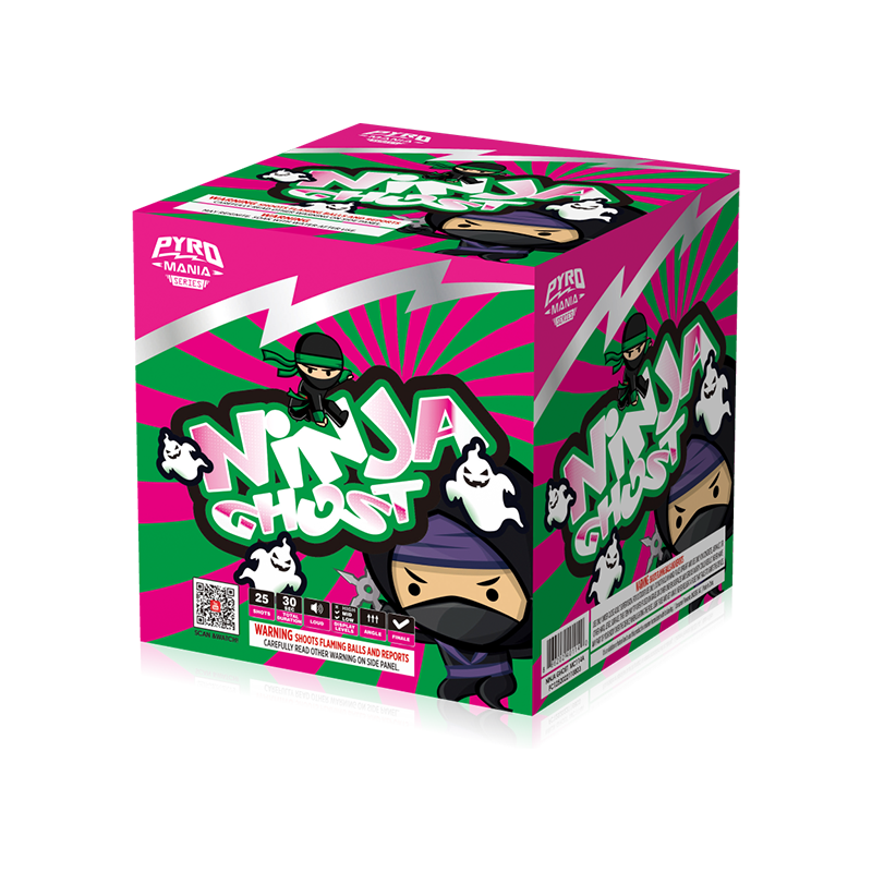 Ninja Ghost 25 Shots Cake Assortment MC114
