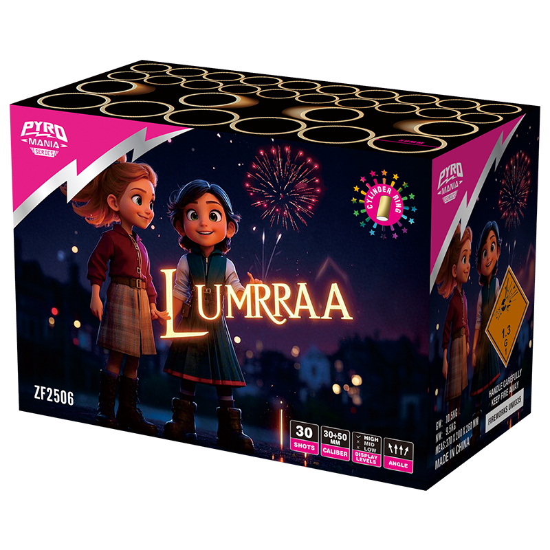 Lumirra 30 Shots With Cylinder Shell Cake ZF2506