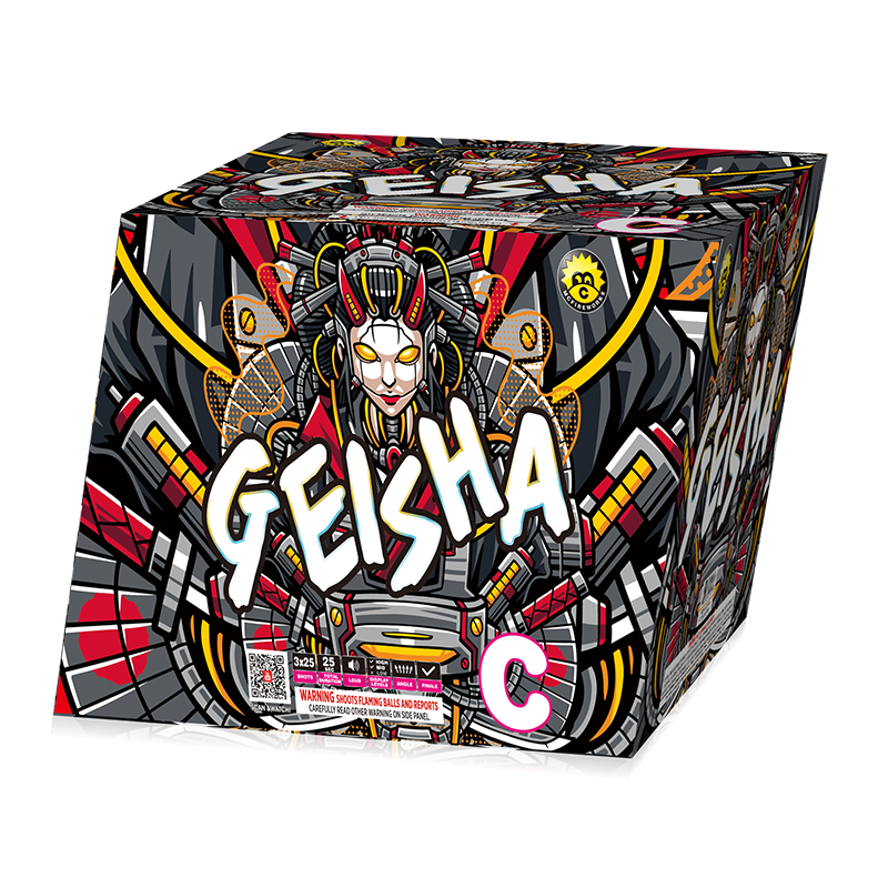Geisha 25 Shots 500G Cake Assortment MC579