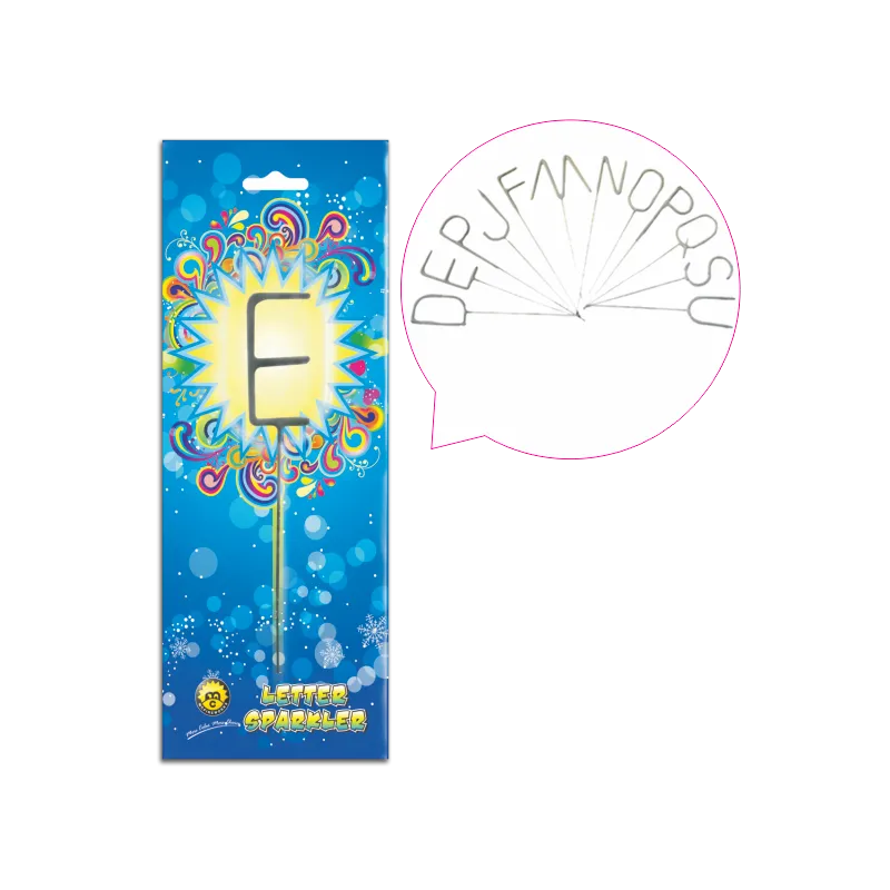 Letter Sparklers MC1310