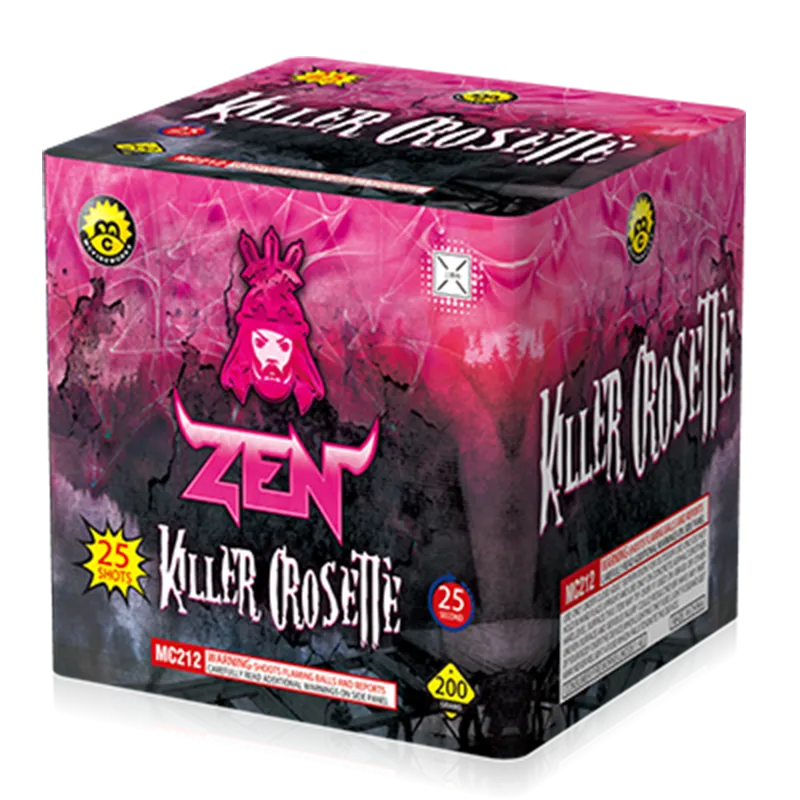 Killer Crossette 25 Shots 200G Cake MC212