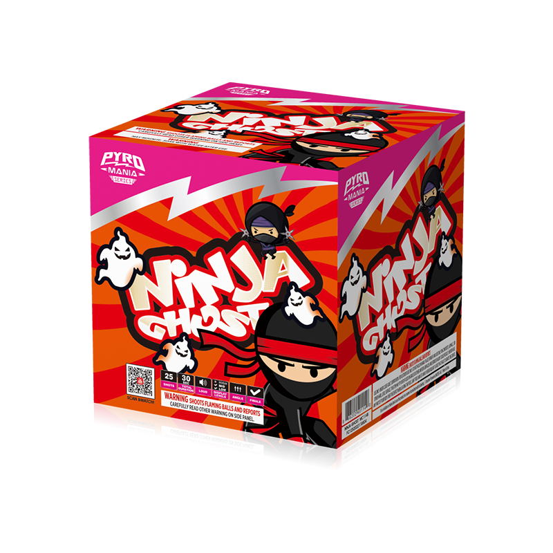 Ninja Ghost 25 Shots Cake Assortment MC114