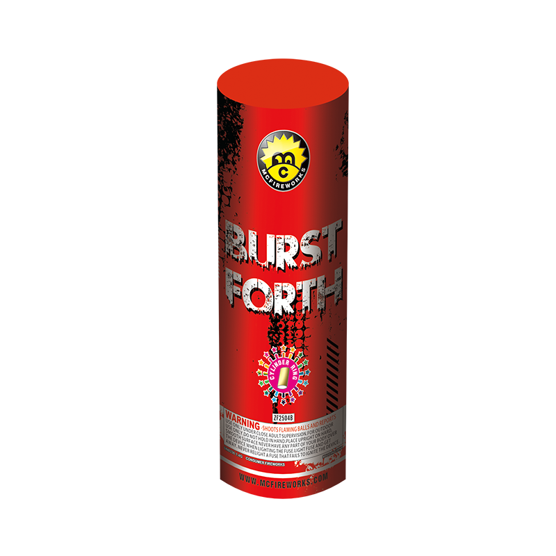 Burst Forth Cylinder Shell  Single Shot  ZF2504B