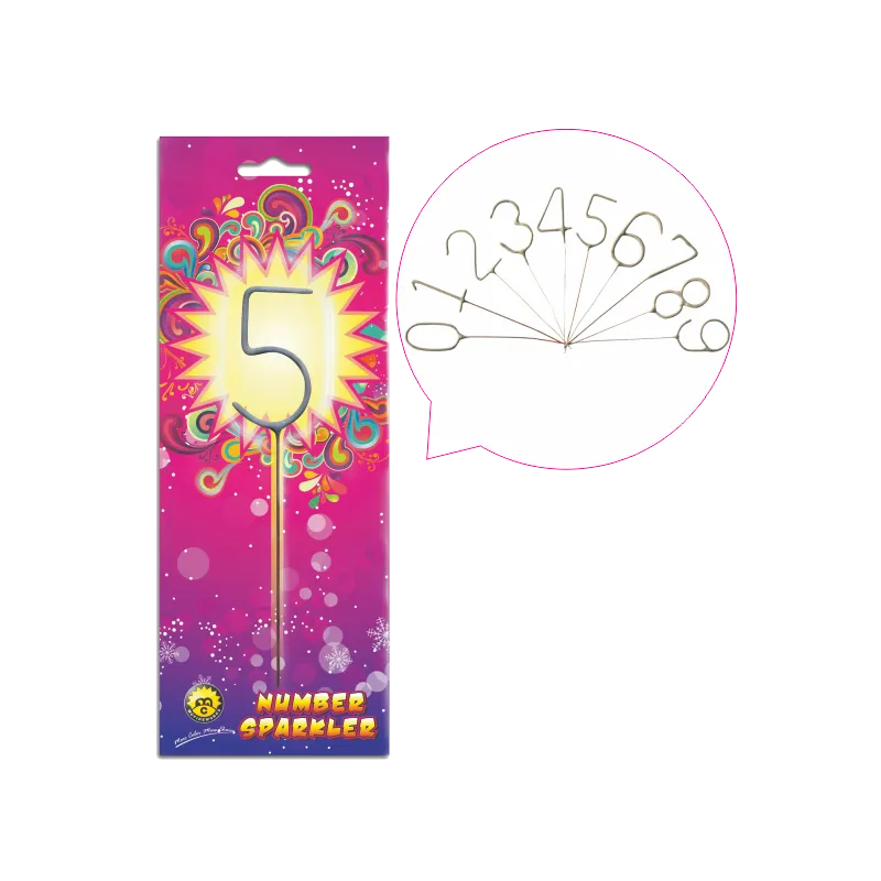 Number Sparklers MC1309