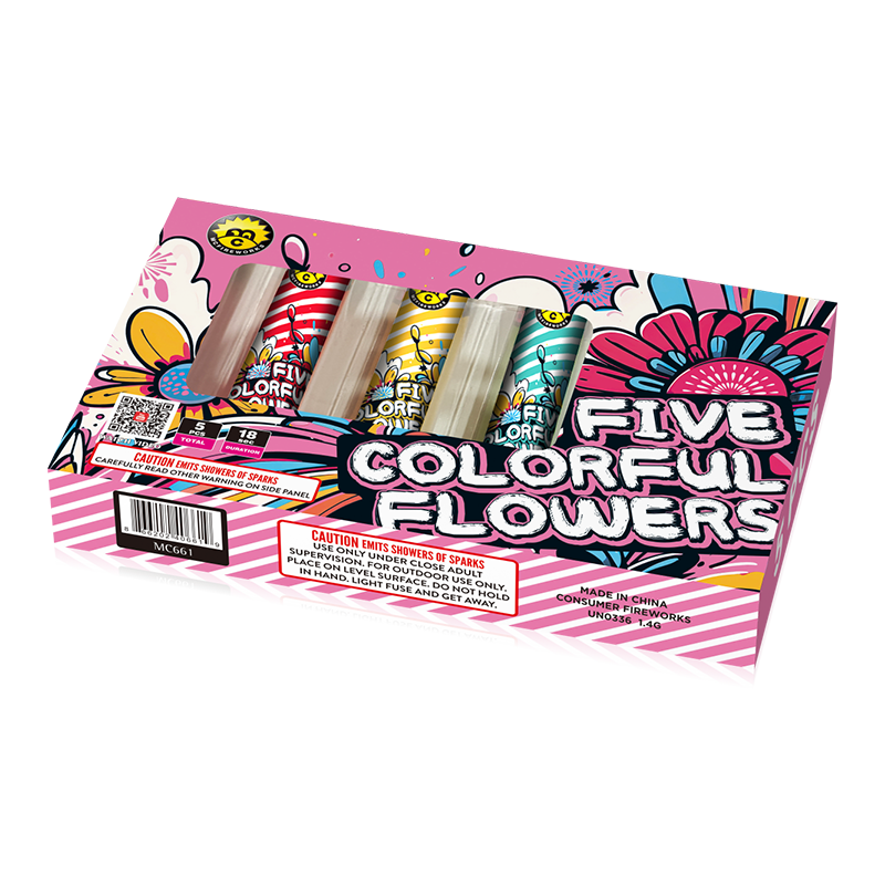 Five Colorful Flowers 200G Fountain MC661