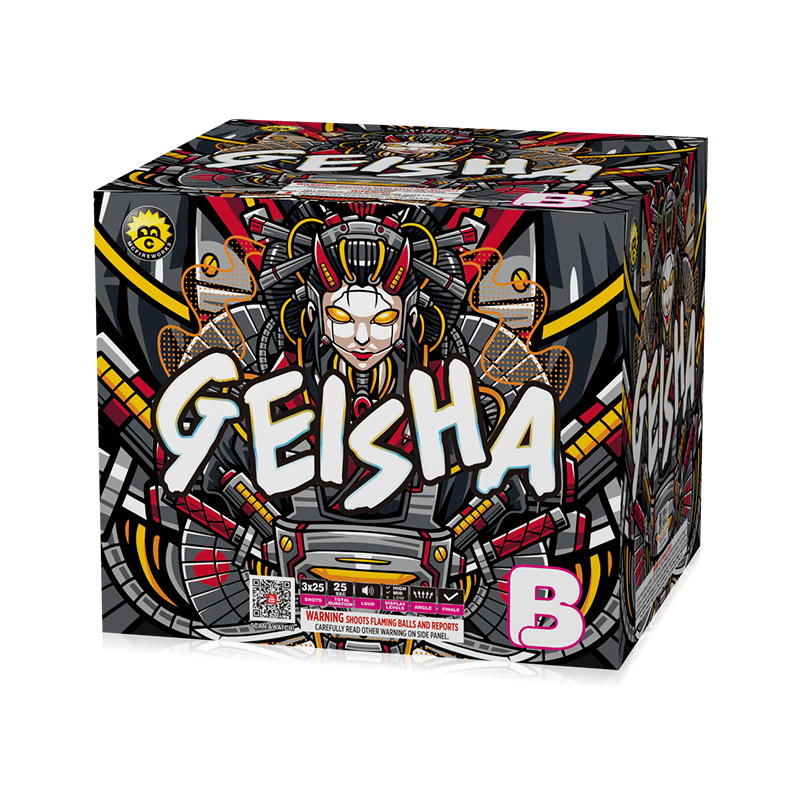 Geisha 25 Shots 500G Cake Assortment MC579