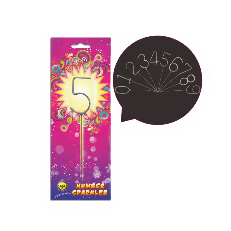 Number Sparklers MC1309