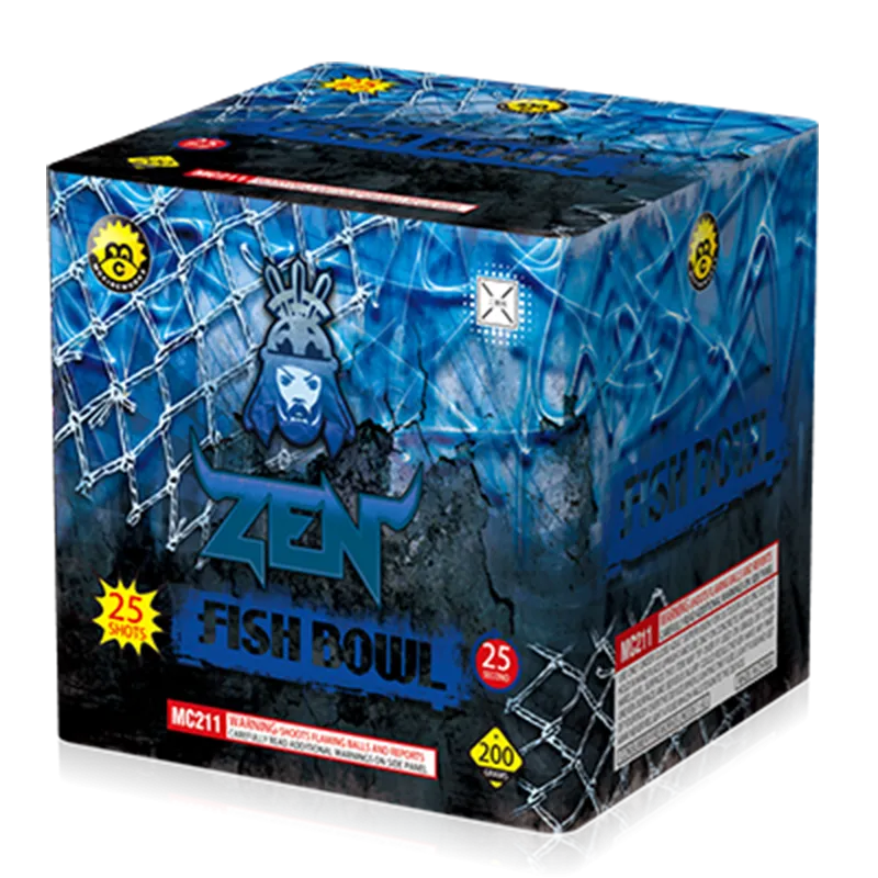 Fish Bowl 25 Shots 200G Cake MC211