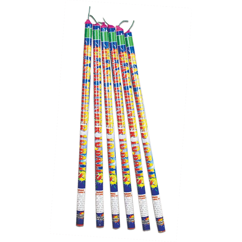 10 Ball Flash Thunder Roman Candle MC709