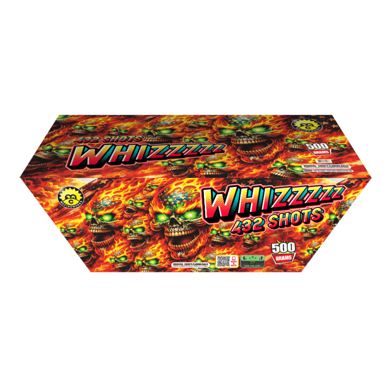 McFireworks Whizzzzz 432 shots 500G Cake MC413