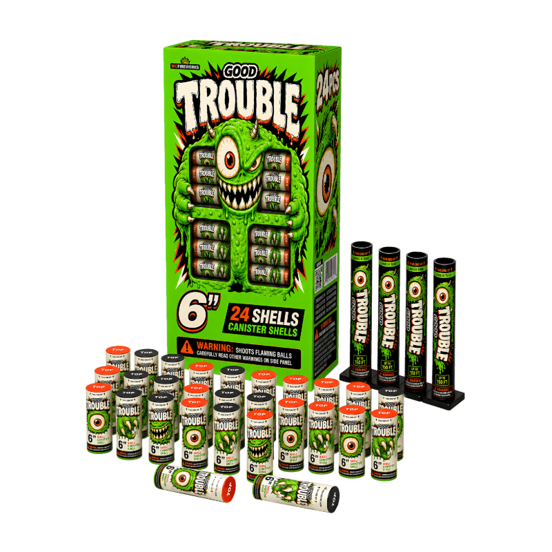 McFireworks Good Trouble 6 Inch Canister Shells 24pcs MC022