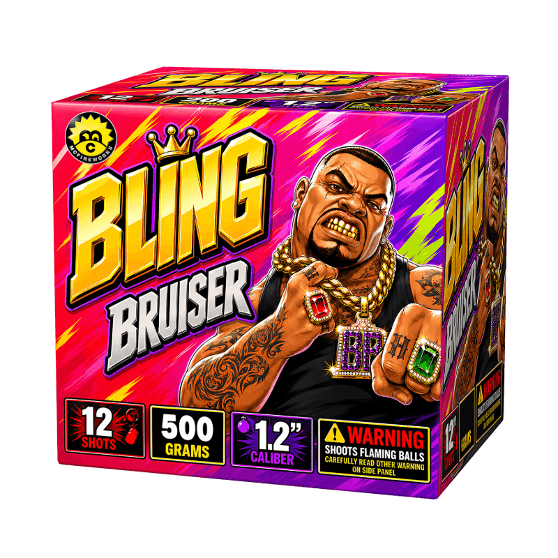 McFireworks Bling Bruiser 500G 1.2 Inch MC235