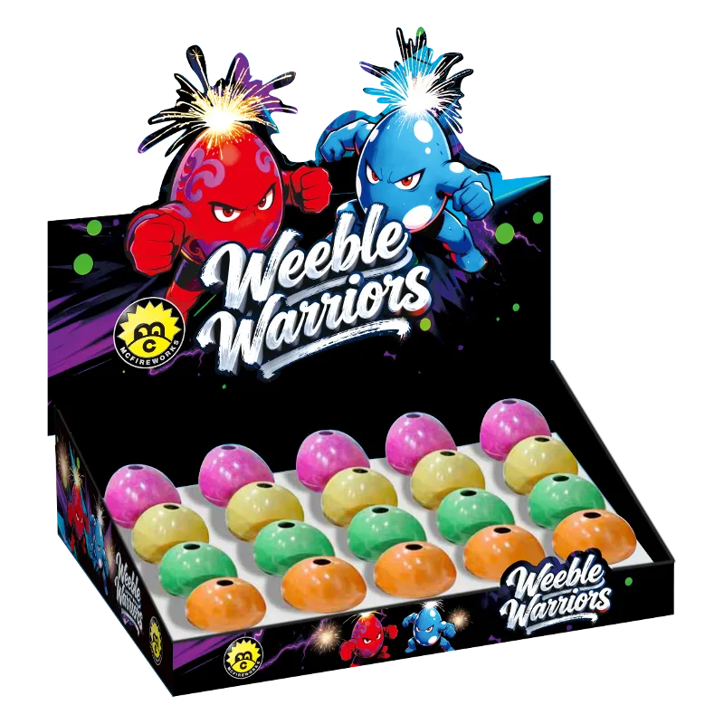 McFireworks WEEBLE WARRIORS Fountain MC1443